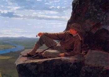 Winslow Homer : Mountain Climber Resting
